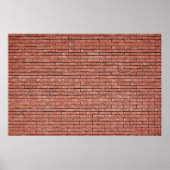 Bruine betonsteen poster (Voorkant)