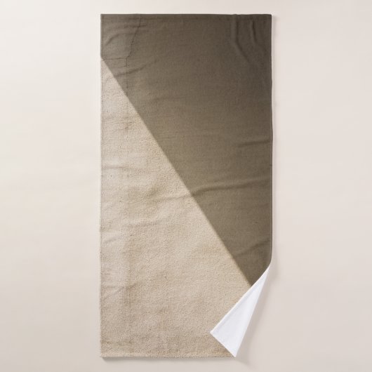 Bruine betonwand badhanddoek (Badhanddoek)