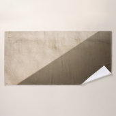 Bruine betonwand badhanddoek (Badhanddoek)
