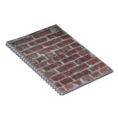 Bruine betonwand notitieboek (Rechterzijde)