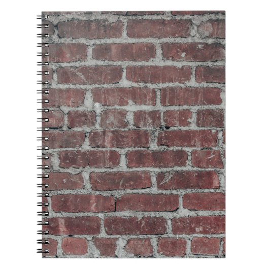 Bruine betonwand notitieboek (Voorkant)