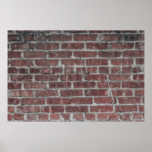Bruine betonwand poster (Voorkant)