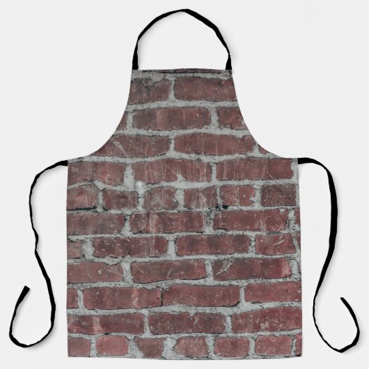 Bruine betonwand schort (Voorkant)