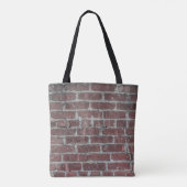 Bruine betonwand tote bag (Achterkant)