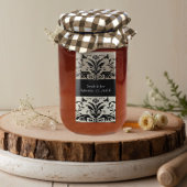 Bruine bijenschacht Bewaar de datum Etiket