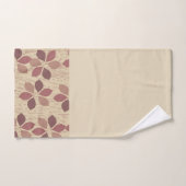 Bruine blad badhanddoekenset bad handdoek (Handdoek)