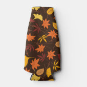 Bruine bladeren flesjeskoeler (Voorkant)