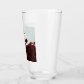 Bruine bladeren glas (Links)