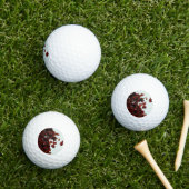 Bruine bladeren golfballen (Insitu Gras)