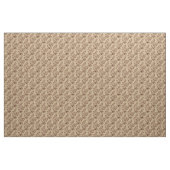 Bruine bladeren op crème stof (Yard (91,4 cm))