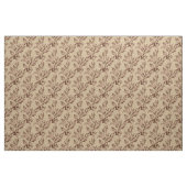 Bruine bladeren op crème stof (Fat Quarter)