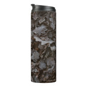 Bruine bladeren thermosbeker (Geroteerd rechts)