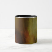 Bruine blauwe achtergrond koffie Mok (Midden)