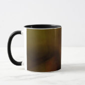 Bruine blauwe achtergrond koffie Mok (Links)