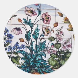 Bruine bloemen in een apotheek, Triana, Sevilla, S Ronde Sticker