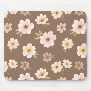 Bruine Blush Crème Bloem Muismat