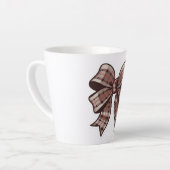 bruine boegbeker latte mok (Linkerhoek)