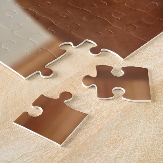 Bruine bokshond legpuzzel (Zijkant)