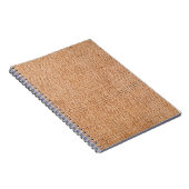 Bruine bolap op wit blad. Abstracte back-up Notitieboek (Rechterzijde)
