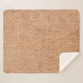 Bruine bolap op wit blad. Abstracte back-up Sherpa Deken (Voorkant (horizontaal))