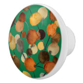 Bruine boom aardse abstracte kunst ontwerp keramische knop (Rechts)