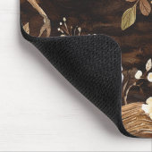 Bruine Boom Bloemen Muismat (Hoek)