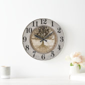 Bruine boom van het Life-patroon Grote Klok (Huis)