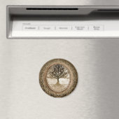 Bruine boom van het Life-patroon Magneet (Insitu (Vaatwasser))