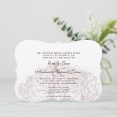 Bruine boombruiloften kaart (Staand voorkant)