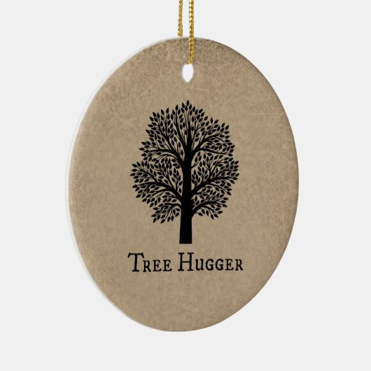 Bruine boomgger keramisch ornament (Rechts)