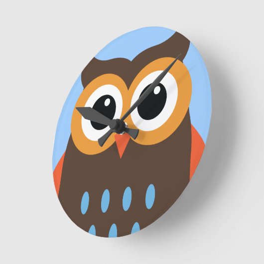 Bruine boomklokker ronde klok (Hoek)