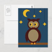 Bruine boomkorren briefkaart (Voorkant / Achterkant)