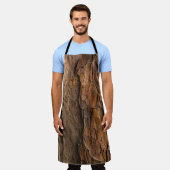 Bruine boomschors in klaverfotografie schort (Gedragen)