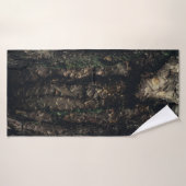 Bruine boomstam badhanddoek (Badhanddoek)