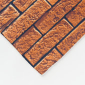 Bruine boomstam fleece deken (Hoek)