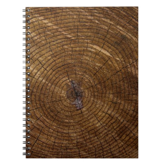 Bruine boomstam notitieboek (Voorkant)