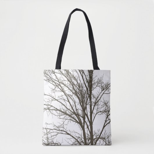 Bruine boomtakken tote bag (Voorkant)