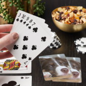Bruine-border Collie Dog-speelkaarten Pokerkaarten (Insitu)