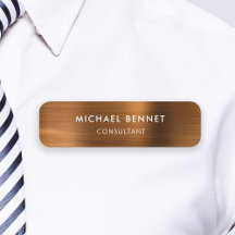 Bruine Bronzen Metalen Zakelijk