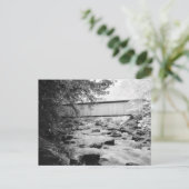 Bruine brug briefkaart (Staand voorkant)
