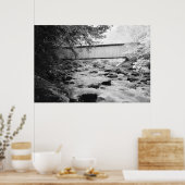 Bruine brug poster (Keuken)