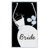 Bruine bruidpastel klein klein cadeauzakje (Achterkant)