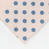 bruine bruin met vogel en Rozen Fleece Deken (Hoek)