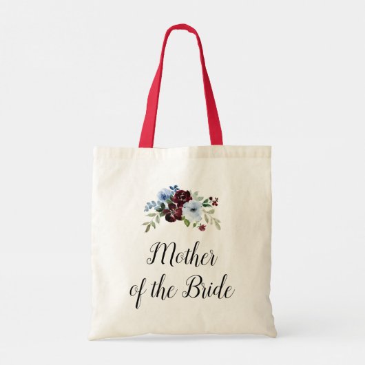 bruine bruine bruidsmoeder van de bruid tote bag (Achterkant)