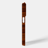 Bruine Bruine Mahonie Houtstructuur Case-Mate iPhone Case (Achterkant / Rechts)