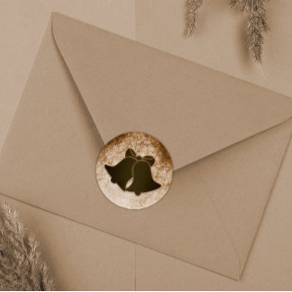  bruine buikomhulsels ronde sticker