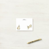 Bruine Bunnies - Post-it® Notes (Op bureau)