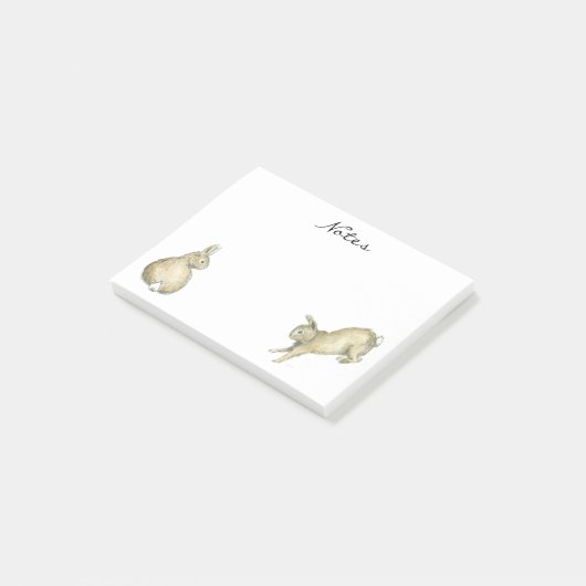 Bruine Bunnies - Post-it® Notes (Schuin)