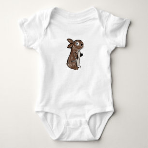 Bruine Bunny Baby Bodysuit