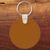 Bruine Button Sleutelhanger (Voorkant)